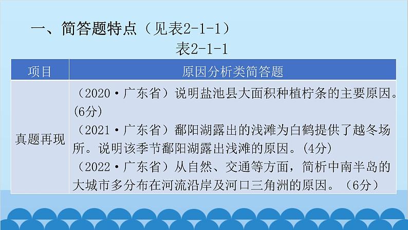 2024年中考地理二轮复习 第二部分 专题一 原因分析类课件第2页