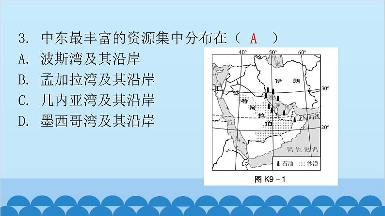 2024年中考地理复习 专题九 东半球其他的地区和国家课件04