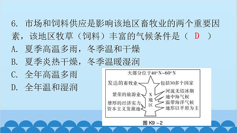 2024年中考地理复习 专题九 东半球其他的地区和国家课件07