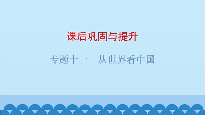 2024年中考地理复习 专题十一 从世界看中国课件01