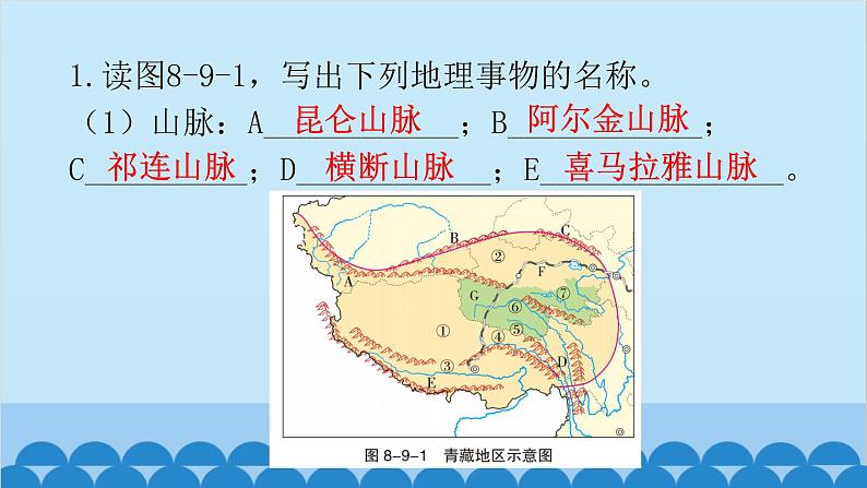 2024年中考地理复习八下第九章 青藏地区课件02