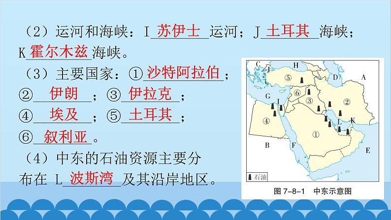 2024年中考地理复习七下第八章 东半球其他的地区和国家课件04