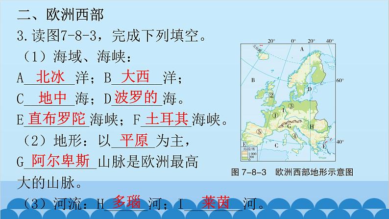 2024年中考地理复习七下第八章 东半球其他的地区和国家课件06