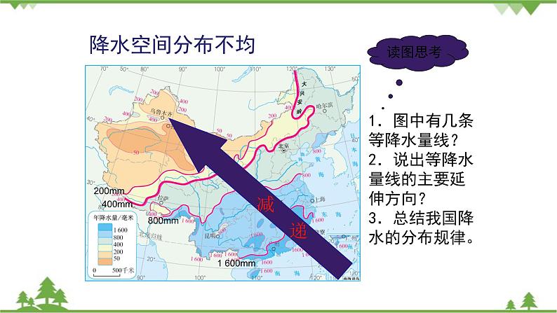 人教版地理八年级上册 第2章  中国的自然环境第二节  气候第2课时  东西干湿差异显著课件06