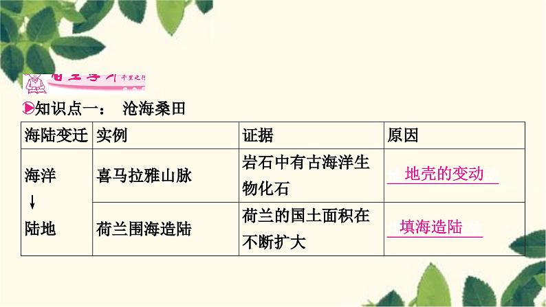 人教版地理七年级上册 第二章　陆地和海洋第二节　海陆的变迁课件第6页