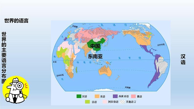 人教版地理七年级上册 4.2世界的语言和宗教课件07