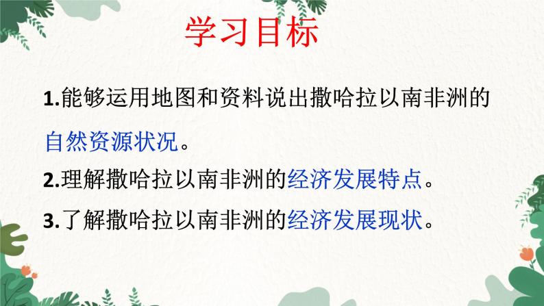 人教版地理七年级下册 第八章 东半球其他的地区和国家 第三节 撒哈拉以南非洲 第二课时课件05