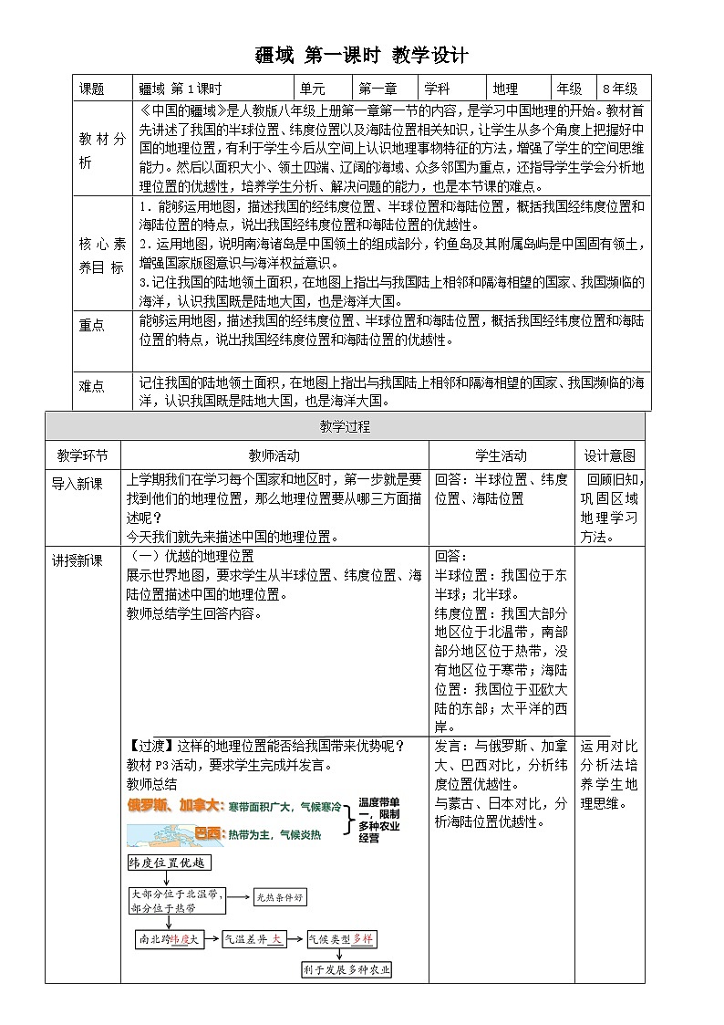 疆域 第1课时 教学设计01