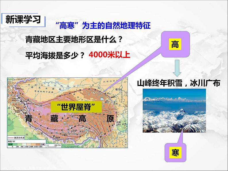 人教版地理八年级下册 第九章青藏地区 第一节自然特征与农业 课件+视频资料05