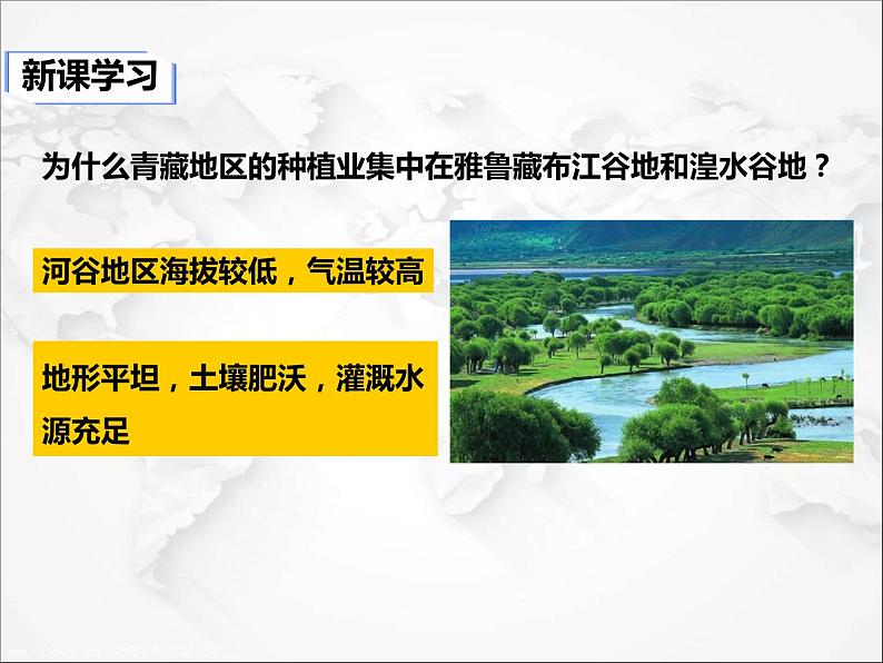 人教版地理八年级下册 第九章青藏地区 第一节自然特征与农业 课件+视频资料07