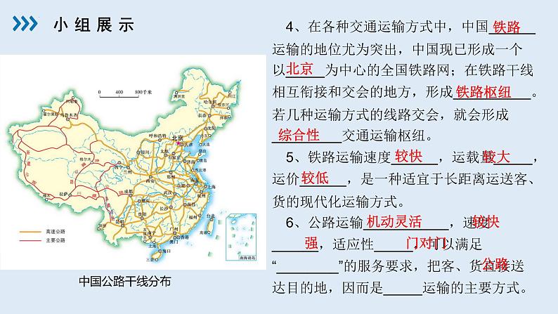 湘教版地理八年级上册4.3《交通运输业》课件第5页