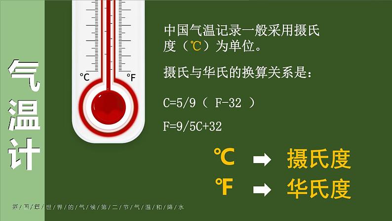 [湘教版]地理七年级上册4.2气温和降水教学课件第5页