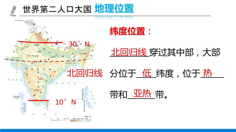 人教版初中地理七年级下册 7.3 印度 课件08