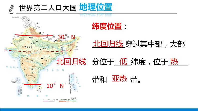 人教版初中地理七年级下册 7.3 印度 课件08