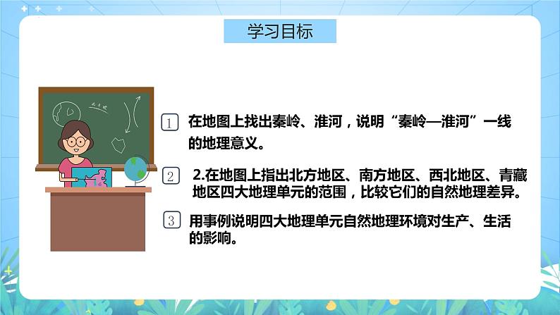 湘教版地理八年级下册 5.1《四大地理区域的划分》第1课时 课件第4页