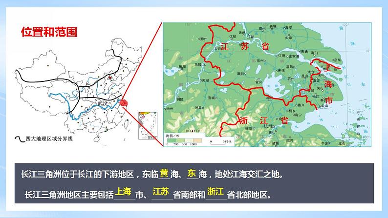 人教版地理八年级下册7.2《“鱼米之乡”—长江三角洲地区》第1课时 课件07