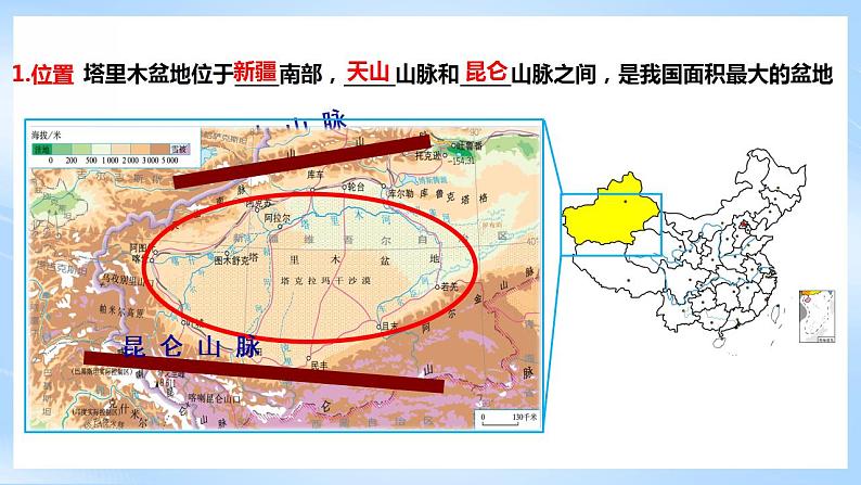 人教版地理八年级下册8.2《干旱的宝地——塔里木盆地》 课件07