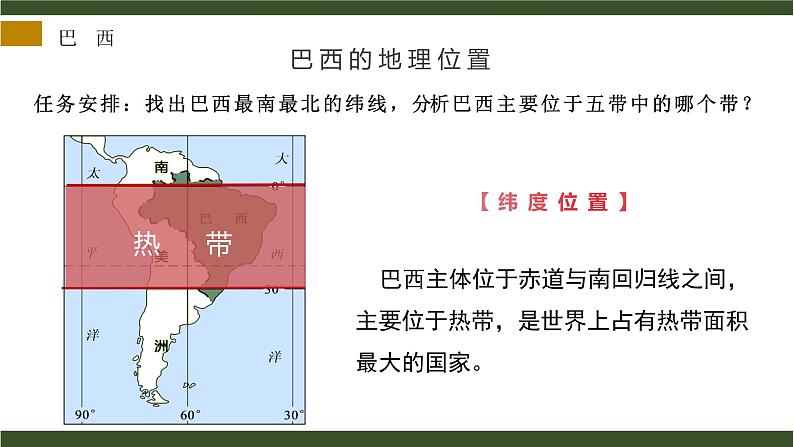 8.6  巴西 - 七年级地理下册同步教学精品课件（湘教版）第7页