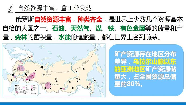 人教版初中地理七年级下册 7.4俄罗斯 课件08