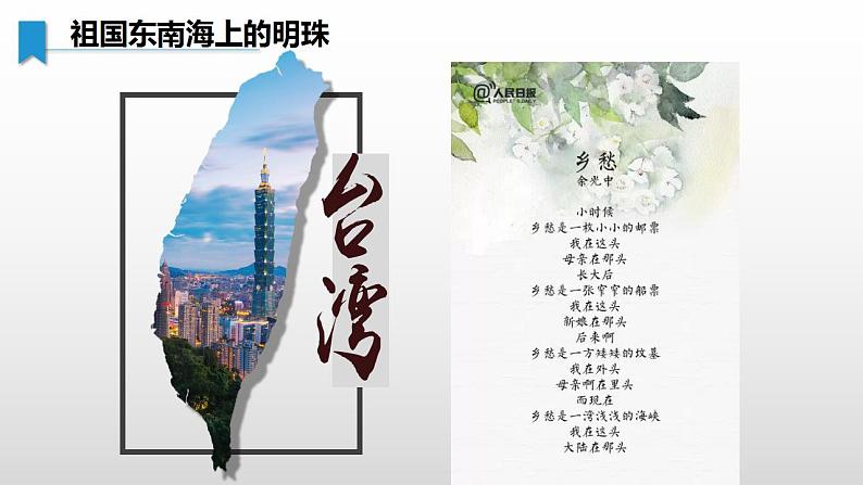 8.2.1 台湾省的地理环境与经济发展（第1课时） - 八年级地理下册同步教学精品课件（湘教版）第4页