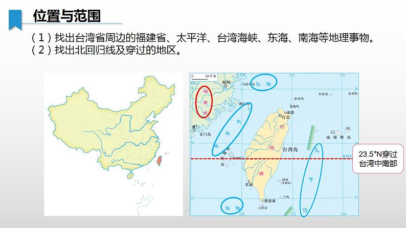 8.2.1 台湾省的地理环境与经济发展（第1课时） - 八年级地理下册同步教学精品课件（湘教版）第8页