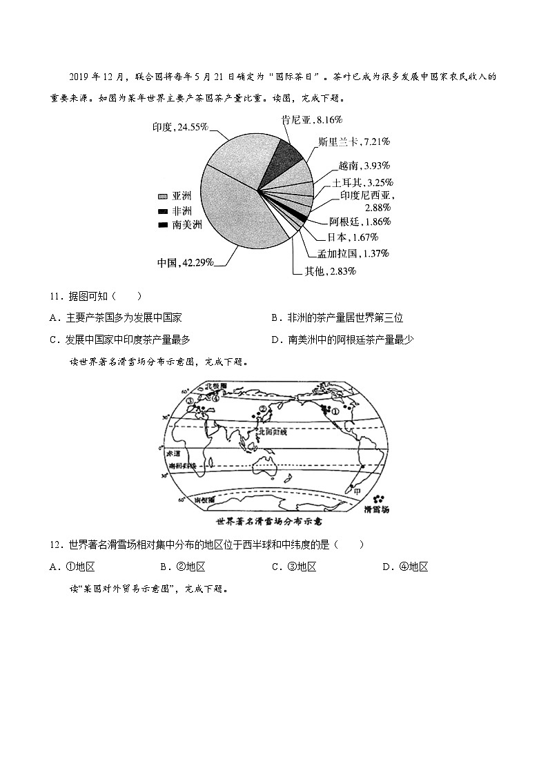 4.1国家和地区（练习）-2024-2025学年八年级上学期同步精品课件+分层作业（中图版）03