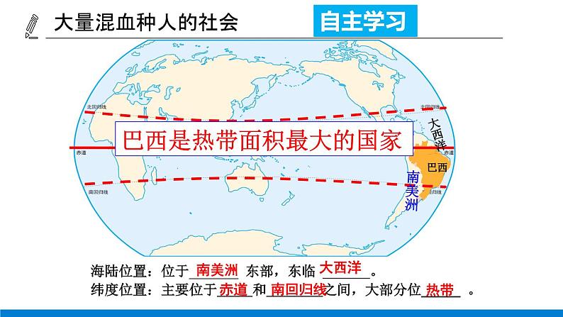 人教版初中地理七年级下册9.2 巴西 课件第8页