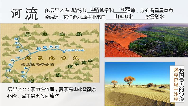 人教版初中地理八下8.2 塔里木盆地 课件+教案08