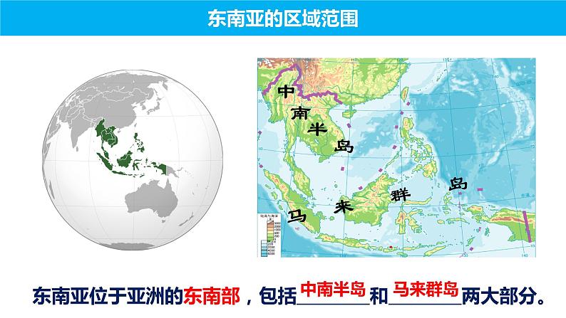 人教版地理七年级下册 7.2 东南亚（第1课时“十字路口”的位置、热带气候与农业生产） 同步课件第6页