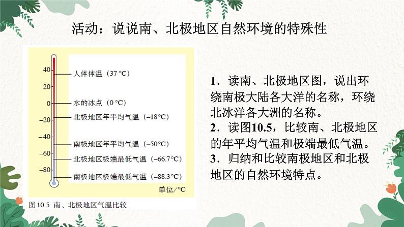 人教版地理七年级下册 第10章 极地地区课件07