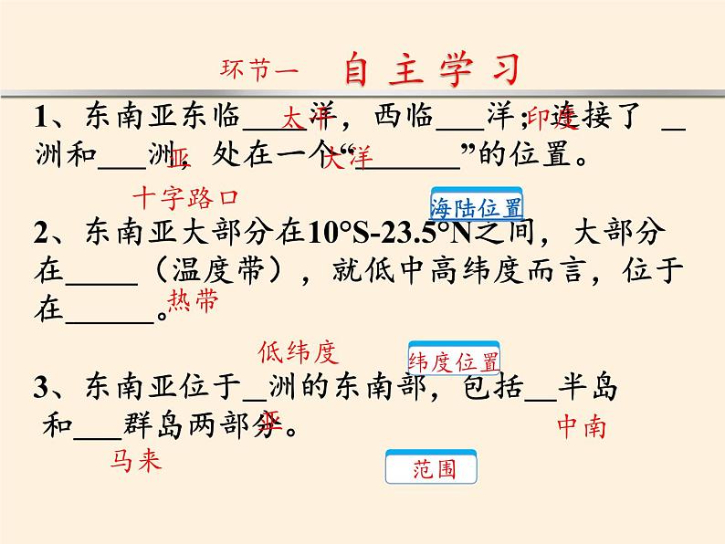 湘教版地理七年级下册  第七章 第一节 东南亚(5) 课件第3页