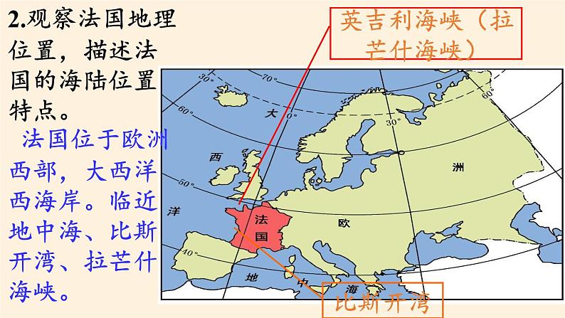 湘教版地理七年级下册  第八章 第四节 法国(4) 课件第7页