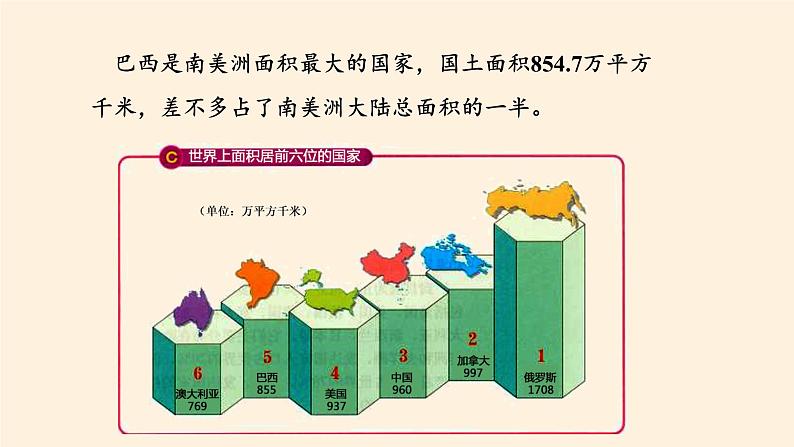 湘教版地理七年级下册  第八章 第六节 巴西(4) 课件第5页