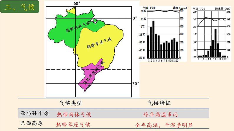 湘教版地理七年级下册  第八章 第六节 巴西(4) 课件第7页