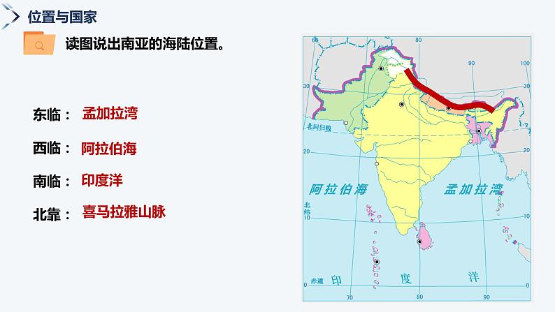 7.2南亚（第1课时）  -2022-2023学年七年级地理下册同步备课课件（湘教版）第8页