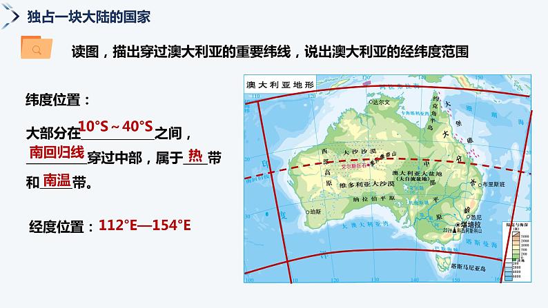 8.7澳大利亚（第1课时） -2022-2023学年七年级地理下册同步备课课件（湘教版）第7页