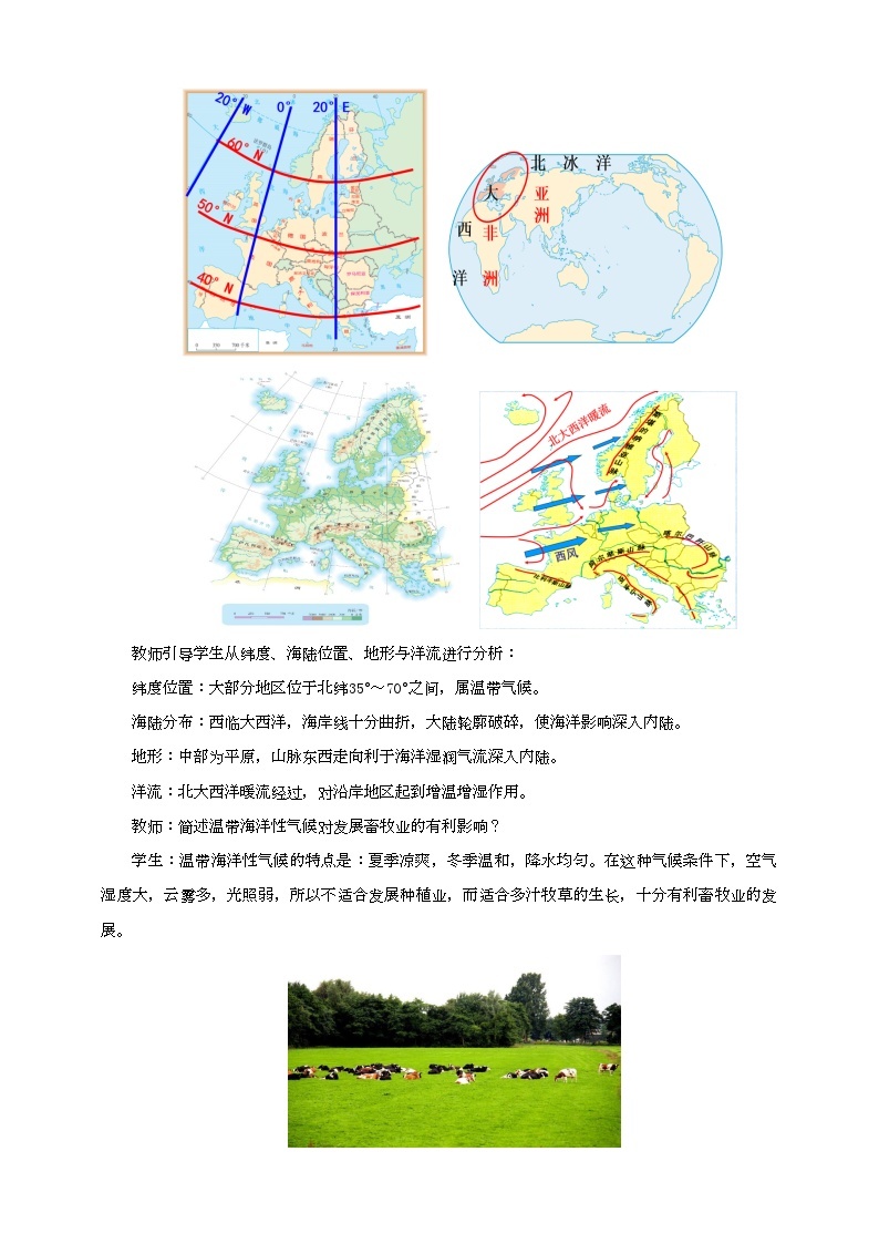 人教版(新课标)七年级下册地理《欧洲西部》第2课时教案03