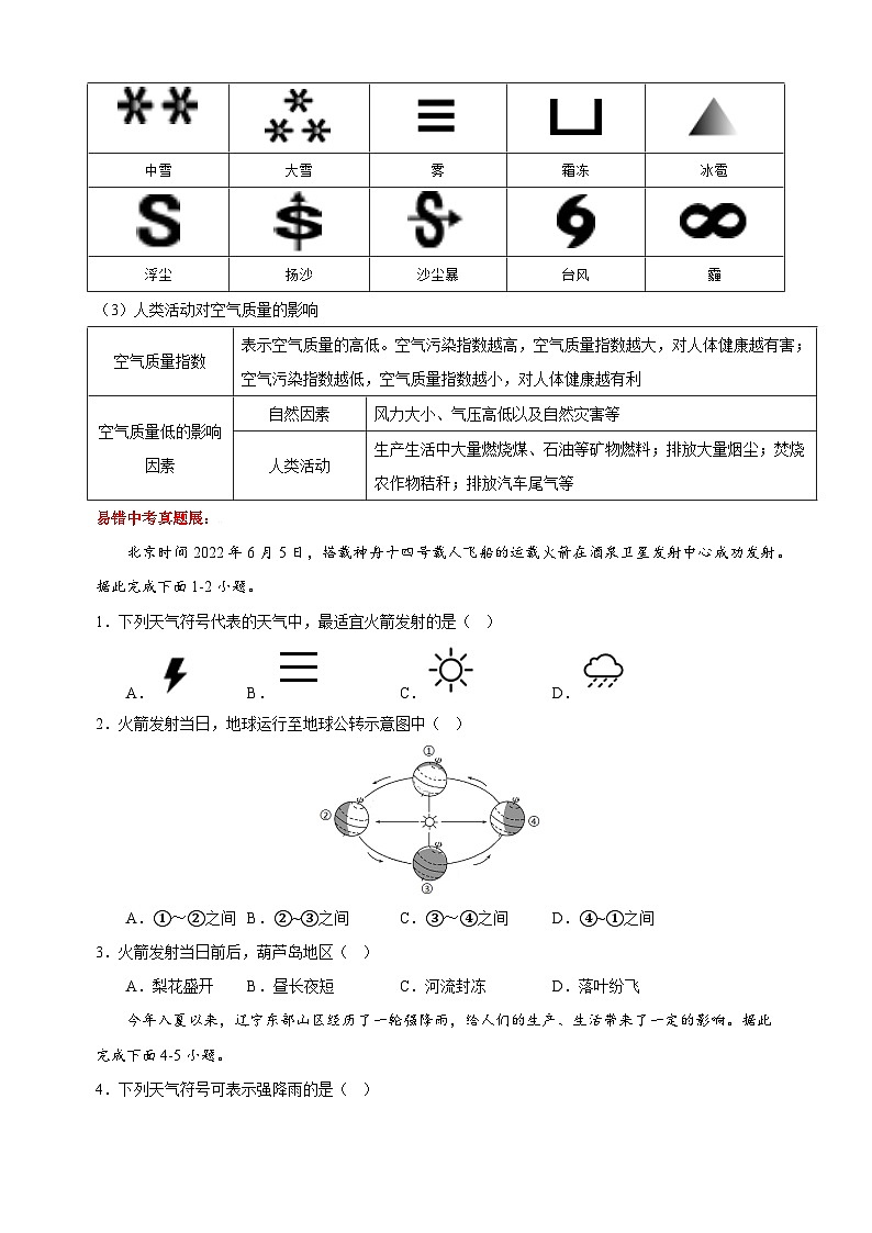 06 世界地理之气候篇-备战中考地理考试易错题练习第2页