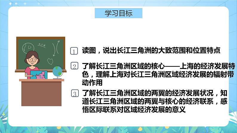 湘教版地理八年级下册 7.4 《长江三角洲区域的内外联系》 课件08