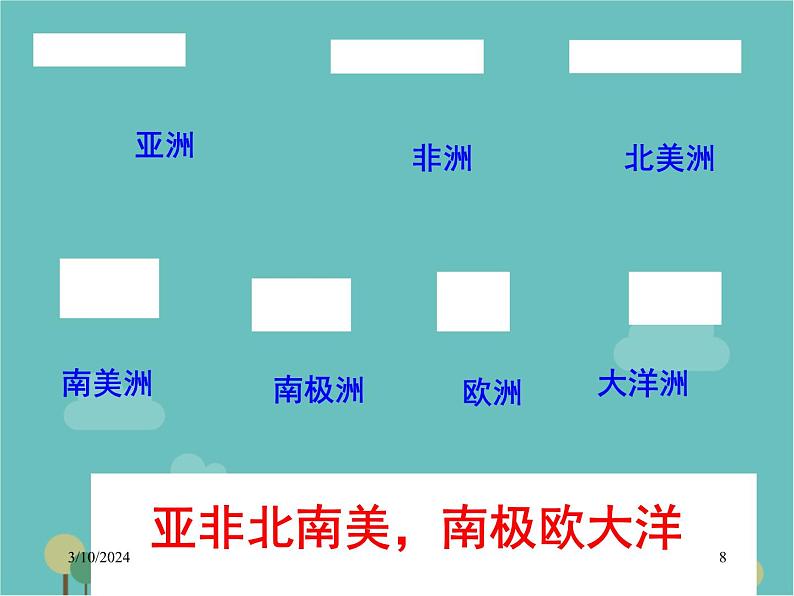 湘教版地理七年级上册 第二章第二节《世界的海陆分布》课件108