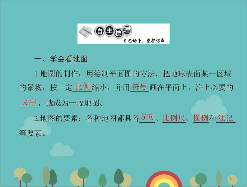 湘教版地理七年级上册 第一章《让我们走进地理》复习课件2第5页