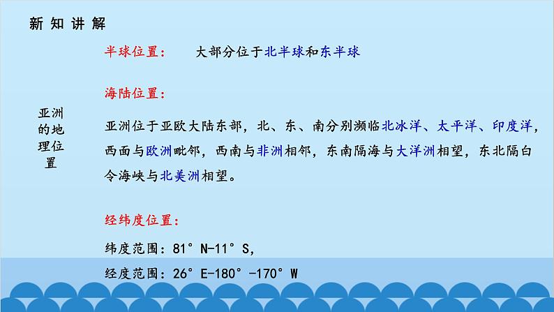 人教版地理七年级下册 6.1位置和范围课件第8页