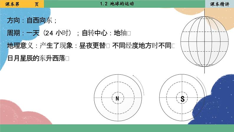 人教版地理七年级上册 1.2 地球的运动课件第5页