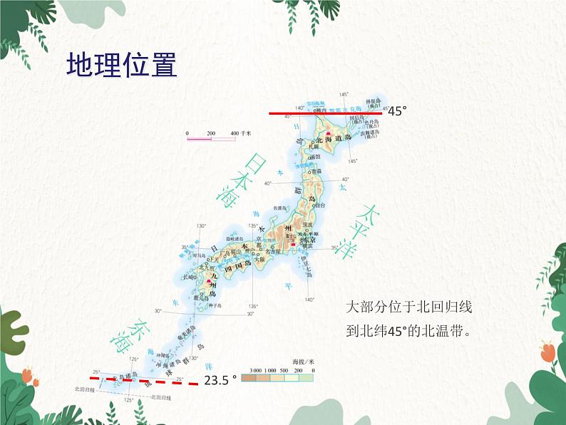 鲁教版（五四制）地理六年级下册 第七章第一节 日本课件06