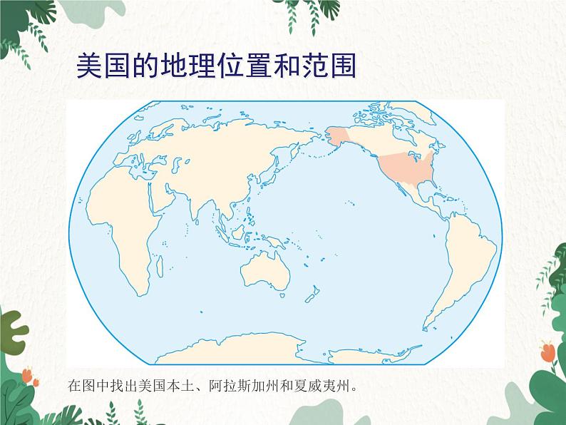 鲁教版（五四制）地理六年级下册 第九章第一节  美国课件第2页