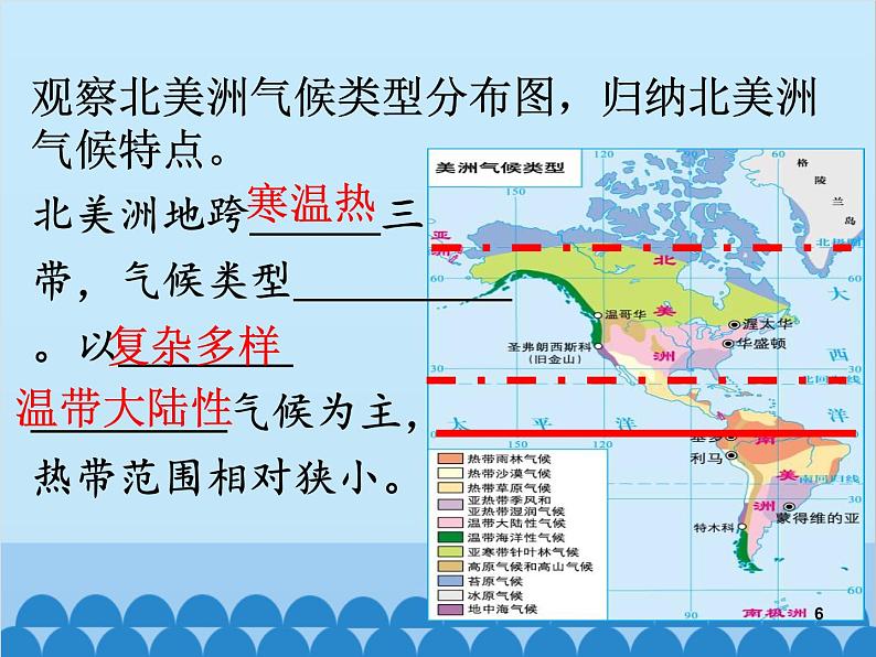 湘教版地理七年级下册 6.3 美洲课件5第6页