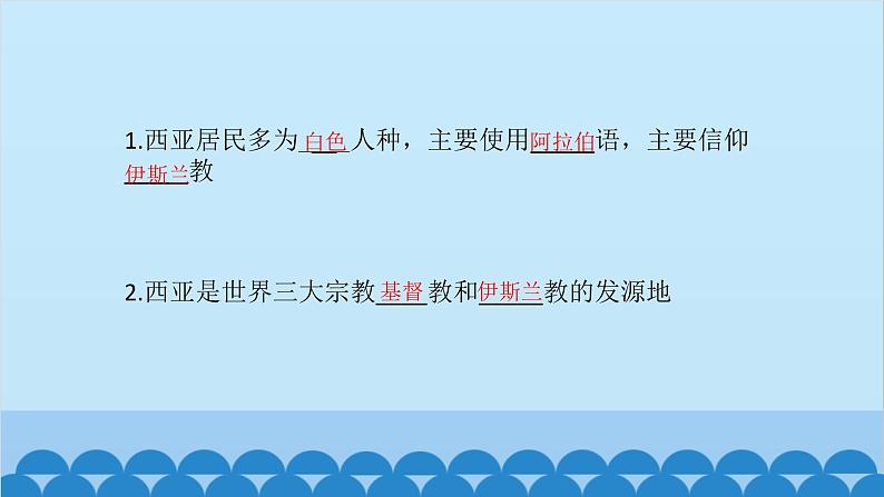 湘教版地理七年级下册 7.3 西亚课件101