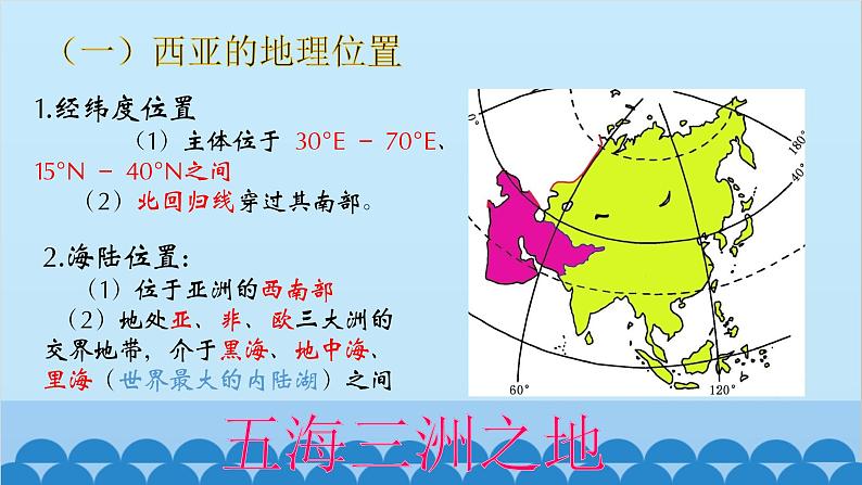 湘教版地理七年级下册 7.3 西亚课件105