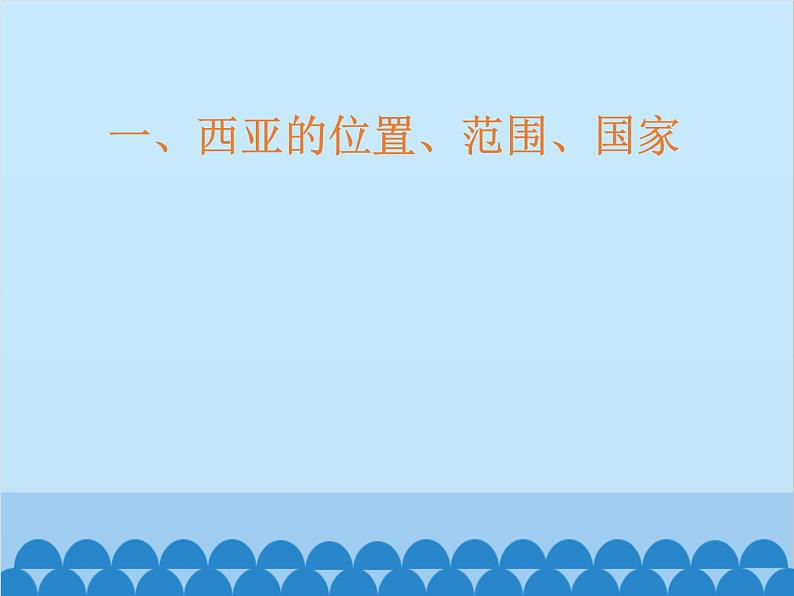 湘教版地理七年级下册 7.3 西亚课件502