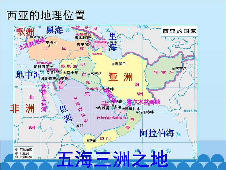 湘教版地理七年级下册 7.3 西亚课件6第6页